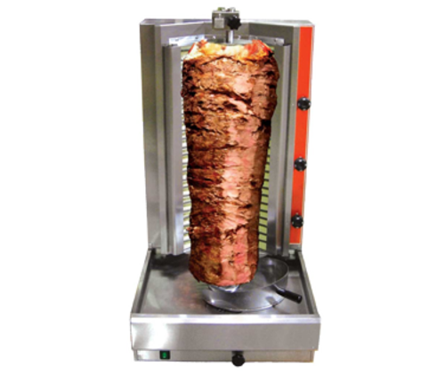 Omcan 20369 21 Inch Electric Vertical Broiler Stainless Steel with Meat Scoop
