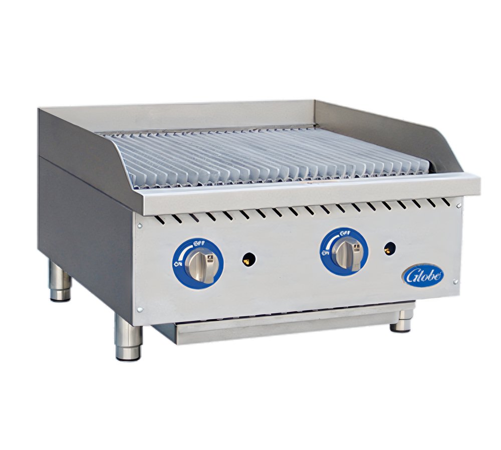 Globe GCB24G-CR Globe Gas Charbroilers