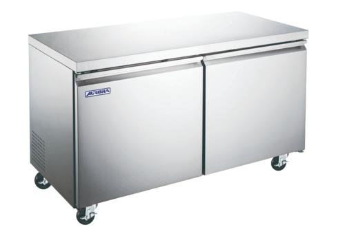 Omcan 59055 47 Inch Two-section Under Counter Freezer Stainless Steel 11.3 cu.ft.