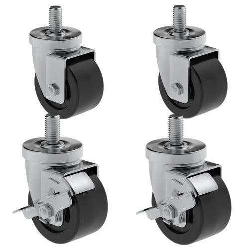 Hoshizaki HS-5288@1 - Casters, 4" (set of 4) (2) with brakes, for RM Merchandisers