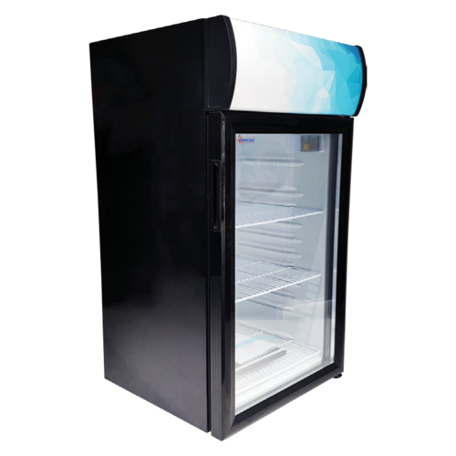 Omcan 44530 18 Inch Refrigerated Display Countertop Merchandiser 2.8 cu ft