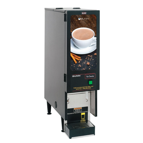 BUNN SET00.0203 - SET00.0203 FMD-1 BLK Fresh Mix Dispenser, (1) 8 lb. hopper, 4.2 gallon/hr capacity, lighted hot