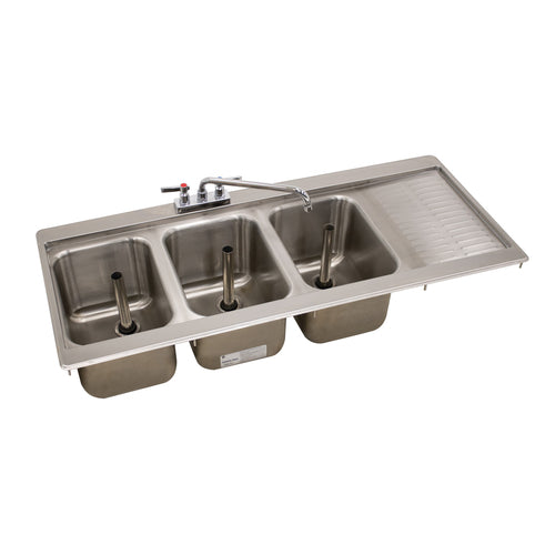 Advance Tabco DBS-43L - Bar Sink, drop-in, 48-5/16