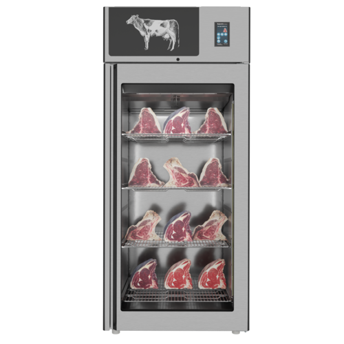 Omcan 48040 28 Inch Dry Age Cabinet with 31.8 Cu Ft Capacity and Humidity Management