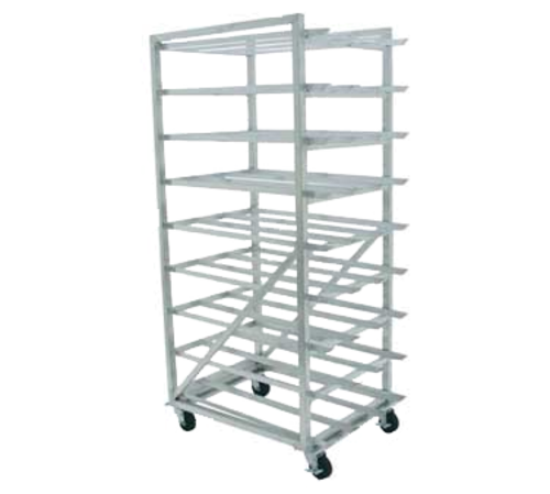 Advance Tabco CR10-162M-X - Special Value Can Rack, mobile design with casters, with sloped glides for automatic can retrieval,