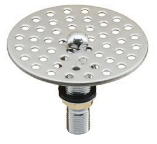 Advance Tabco SU-16P - Glass Rinser, mounted in Prestige perforated drainboard, 4-1/2” diameter stainless steel, 1/2