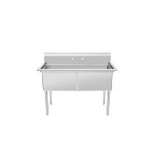 Atosa USA, Inc. SS2424F21N - Two Compartment Sink, 24