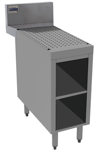 Advance Tabco PRSCO-24-18-M - Prestige Underbar Drainboard Cabinet, open front, 18