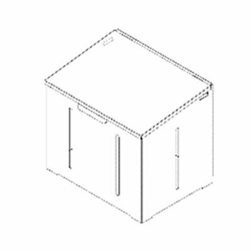 Convotherm ESRC-01-050518-P - Covered Box, stainless steel, with lockable hasp, to store ConvoClean & ConvoCare, compatible with