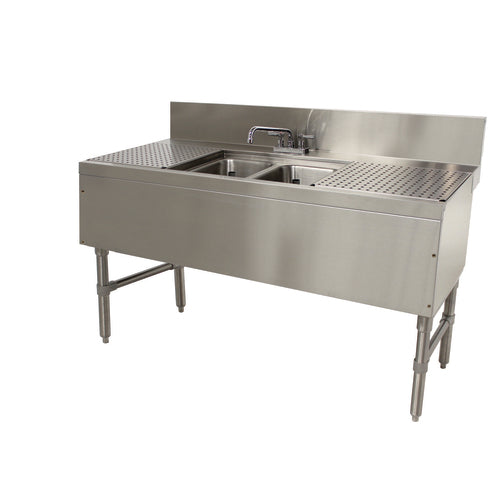 Advance Tabco PRB-24-42C - Prestige Underbar Sink Unit, 2-compartment, 48