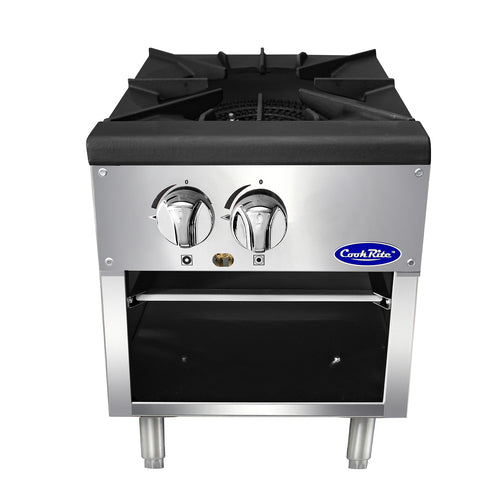 Atosa USA, Inc. ATSP-18-1 - CookRite Stock Pot Stove, gas, (1) three-ring cast iron burner, full width removable stainless