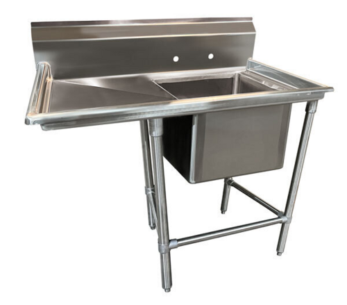 Advance Tabco 94-1-24-24L - Regaline Sink, 1-compartment, with left-hand drainboard, 20