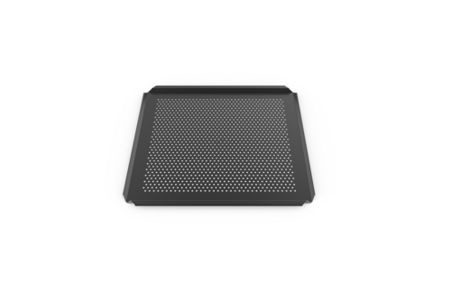 UNOX TG731 - FORO.BLACK Non-stick perforated aluminium tray, 0-5/8”H, (14” x 13”)