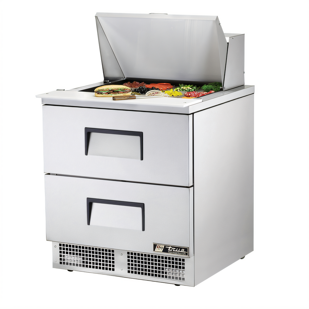 True Mfg. - General Foodservice TFP-32-12M-D-2 Refrigerated Prep Tables