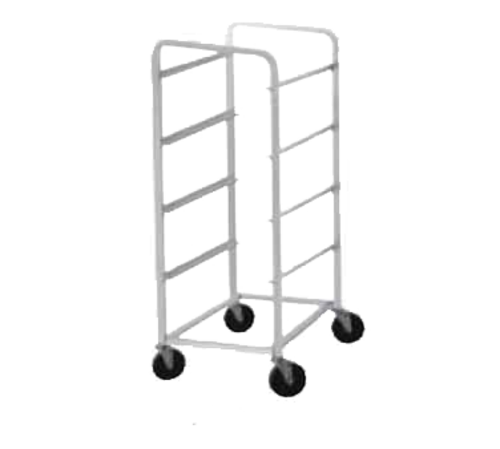 Advance Tabco LR4 - Lug Cart, full height, open sides, with slides for lugs, holds 4 lugs, all-welded aluminum