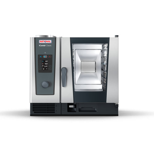 RATIONAL ICC 6-HALF LP 120V 1 PH (PKGSINGLE) - (CB2GRRA.0000269 PKGSINGLE) iCombi Classic® 6-Half Size Combi Oven, liquid propane, (6) 13" x 18"