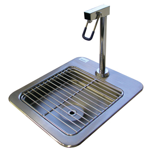 Advance Tabco DI-1-9 - Drop-In Filler Station, 9" x 9" x 3" deep bowl, Deep Drawn™ sink bowl, fits in cut-out 11-1/4" x