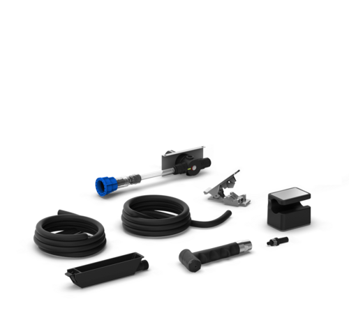 UNOX XHC053 - Quick.Rinse - Includes a practical hand shower and drain kit for easy oven cleaning.