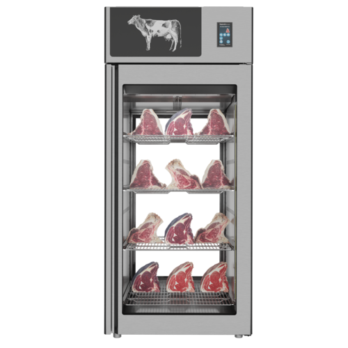Omcan 48041 28 Inch Dry Age Cabinet with Umiright Humidity Management