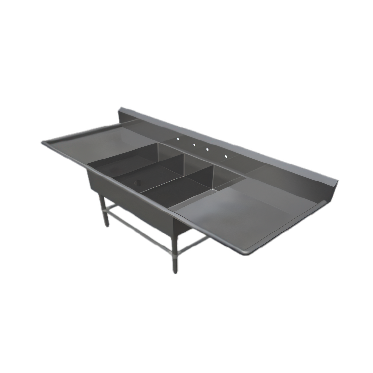 John Boos 3PB14314-2D24 Pro-Bowl Compartment Sinks