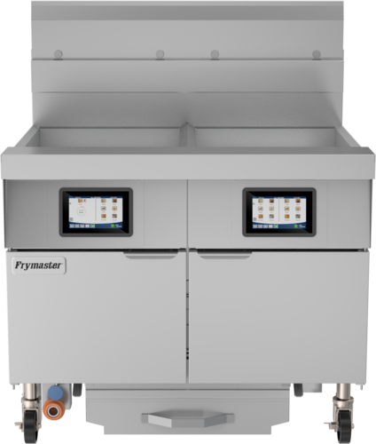 Frymaster/Dean 2FQG80T - Frymaster® FilterQuick® gas tube fryer, (2) 80 lb. oil capacity (each frypot)t, built-in automatic