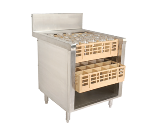 Advance Tabco PROR-24-24 - Prestige Underbar Glass Rack Storage Unit, open top, 24