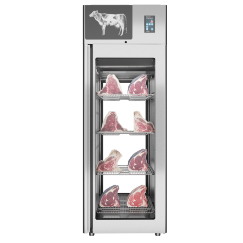 Omcan 48038 28 Inch Stagionello Dry Age Cabinet With Umiright Humidity Management