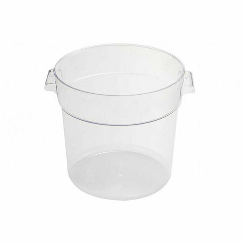 Omcan 80200 - (80200) Food Storage Container, 22 quart, round, polycarbonate, clear, NSF (Qty Break = 6 ea)