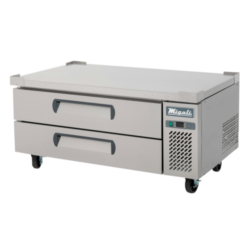 Migali C-CB52-HC 52" 2 Drawers Refrigerated Chef Base, 10.4 cu. ft.