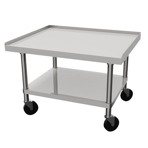 Ovention OV-STND-2436 - Equipment Stand, 24"H x 36"W, no-drip v-edge on front, 1" splash on sides & back, adjustable