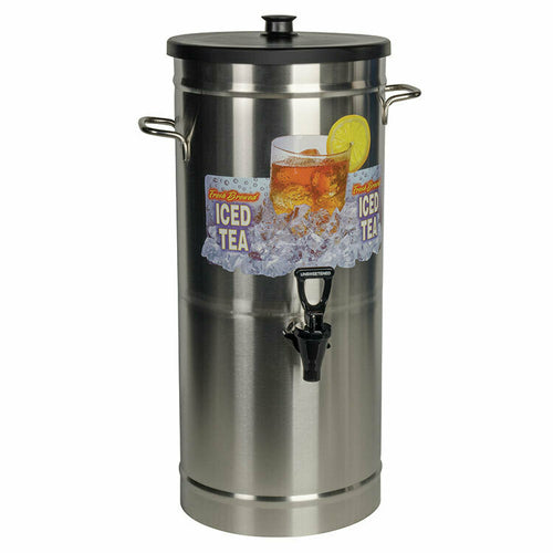 BUNN 33000.0023 - 33000.0023 TDS-3.5 Coffee / Tea Dispenser, 3-1/2 gal capacity, cylinder, with solid black lid,