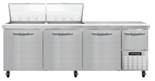 Continental Refrigerator RA93N24M-D Refrigerated Prep Tables