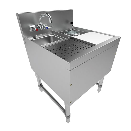 Advance Tabco PRSP-25-24 - Prestige Sink Prep Station, underbar, 24