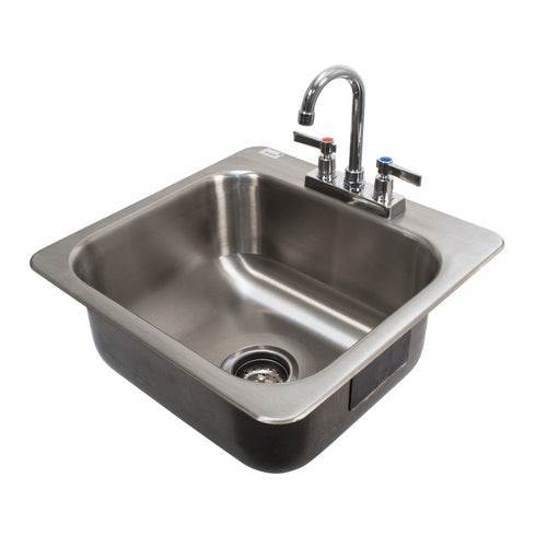 Advance Tabco DI-1-168 - Drop-In Sink, 1-compartment, 16