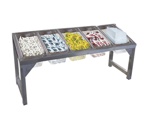 Advance Tabco CDR-5 - Condiment Holder, countertop, portable, 36-3/4