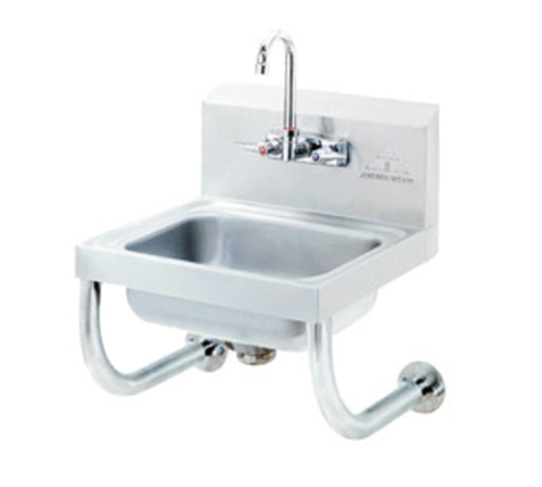 Advance Tabco 7-PS-24 - Tubular Wall Support Brackets, for hand sinks with 10" x 14" bowl, splash mounted faucets