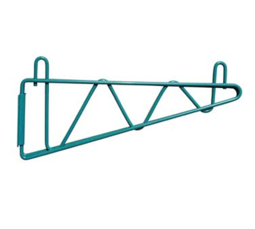 Serv-Ware GRWB24-CWP - Serv-Ware - Wire Shelving - 24 Green Epoxy Wall Bracket