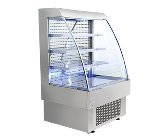 Omcan 40004 39 Inch Refrigerated Open Merchandiser 13.42 Cu.ft. Display