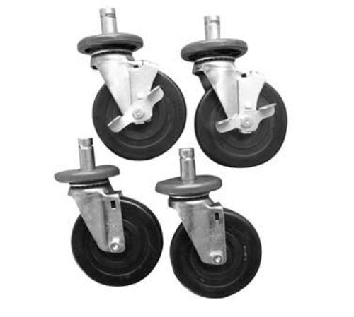 Serv-Ware HRC-05 - Serv-Ware - Wire Shelving - Casters - Set of 4 Insert Stem - 5