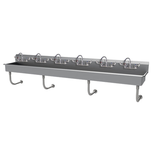 Advance Tabco FS-WM-120-ADA-F - Multiwash Hand Sink, splash mount faucet provision, wall mounted, includes (6) K-161-LU splash
