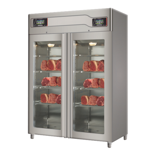 Omcan 45176 58 Inch Maturmeat Meat Aging Cabinet Free-standing 304 Stainless Steel