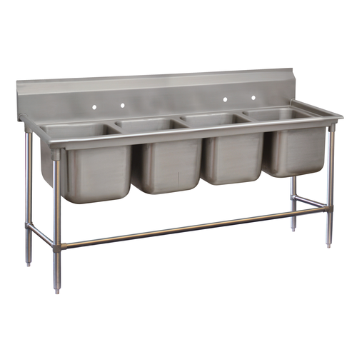 Advance Tabco 94-64-72 - Regaline Sink, 4-compartment, 24