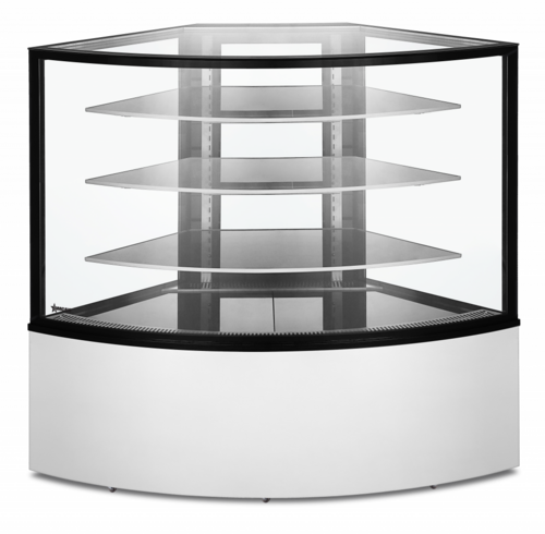 Omcan 47708 58-7/10 Inch Refrigerated Display Case with 16.78 cu ft Capacity Floor Model