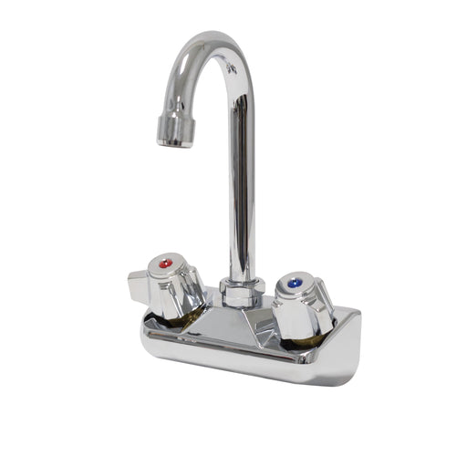 Advance Tabco K-59-EC-X - Special Value Faucet, 4" O.C, splash mounted with 3-1/2" gooseneck spout, lead free (Special Value