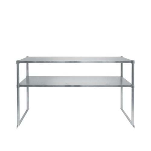 Atosa USA, Inc. SOD1248 - Overshelf, double, 48-1/4"W x 12-8/10"D x 33"H, sound deadened, adjustable, 18/430 stainless steel,