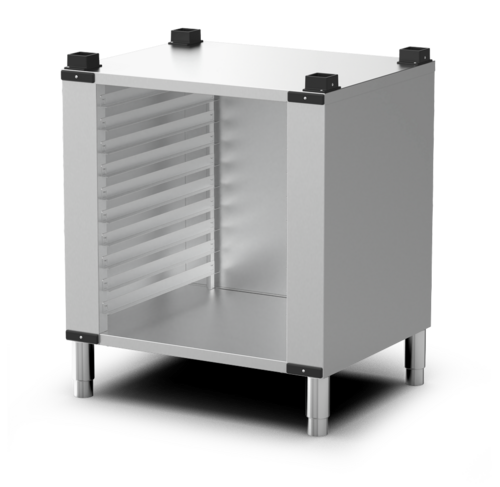UNOX XAVRCN-1011-U - Ultra High stand, with 10 lateral supports, for half-size CHEFTOP MIND.Maps ovens. (WxDxH) 29 9/16