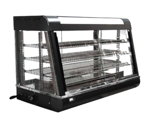 Omcan 21570 35 Inch Countertop Display Warmer Electric 3 Tier with Adjustable Trays