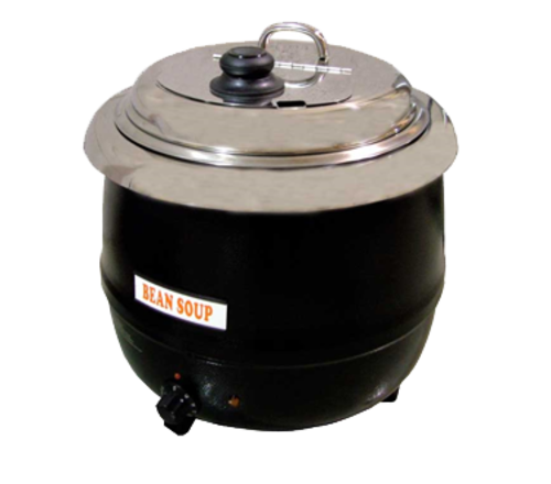 Omcan 19075 - (FW-CN-0013) Soup Kettle, 13 L capacity, black, 600 W, 110v/60/1-ph, CE, ETL & cETLus