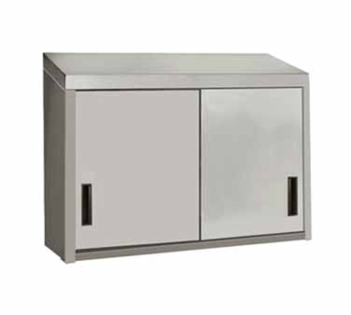 Advance Tabco WCS-15-60 - Cabinet, wall mount, enclosed design with (2) sliding doors, 60