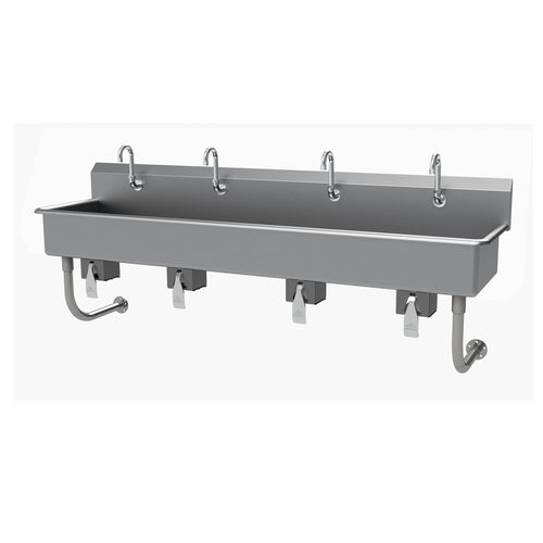 Advance Tabco FC-WM-80KV - Multiwash Hand Sink, splash mount faucet provision, wall mounted, with knee valve, 80